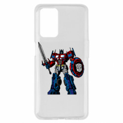 Чехол из раздела Transformers Оптимус Прайм з мечом та щитом для Oppo A55 4G - FATLINE Чехол из раздела Transformers Оптимус Прайм з мечом та щитом для Oppo A55 4G