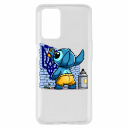 Чехол из раздела Лило и Стич Стич патриот Украины для Oppo A55 4G - FATLINE Чехол из раздела Лило и Стич Стич патриот Украины для Oppo A55 4G