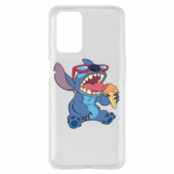 Чехол из раздела Лило и Стич Стич с мороженым для Oppo A55 4G - FATLINE Чехол из раздела Лило и Стич Стич с мороженым для Oppo A55 4G