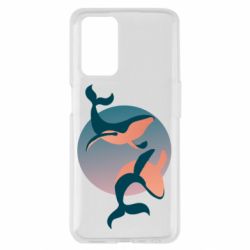 Чехол из раздела Кит Two whales для Oppo A55 4G - FATLINE Чехол из раздела Кит Two whales для Oppo A55 4G