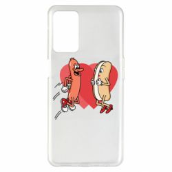 Чехол из раздела Фастфуд Hot dog love для Oppo A55 5G - FATLINE Чехол из раздела Фастфуд Hot dog love для Oppo A55 5G