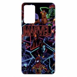 Чехол из раздела Мстители Marvel neon art pattern для Oppo A55 5G - FATLINE Чехол из раздела Мстители Marvel neon art pattern для Oppo A55 5G