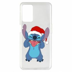 Чехол из раздела Лило и Стич Новогодний Стич для Oppo A55 5G - FATLINE Чехол из раздела Лило и Стич Новогодний Стич для Oppo A55 5G