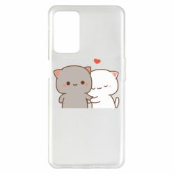 Чехол из раздела Кот Пара котиков для Oppo A55 5G - FATLINE Чехол из раздела Кот Пара котиков для Oppo A55 5G