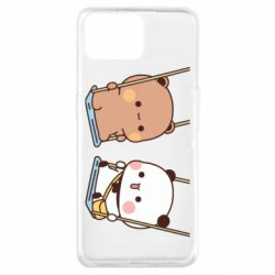 Чехол из раздела Bubu and Dudu Бубу и Дуду на качелях для Oppo A73 - FATLINE Чехол из раздела Bubu and Dudu Бубу и Дуду на качелях для Oppo A73