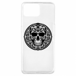 Чехол из раздела Skeletons череп с орнаментом в кельтском стиле для Oppo A73 - FATLINE Чехол из раздела Skeletons череп с орнаментом в кельтском стиле для Oppo A73