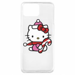 Чохол з розділу НОВИЙ РІК 2026 Christmas Kitty with candy для Oppo A73 - FATLINE Чохол з розділу НОВИЙ РІК 2026 Christmas Kitty with candy для Oppo A73