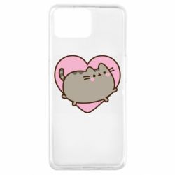 Чехол из раздела Pusheen Пушин В Сердечке для Oppo A73 - FATLINE Чехол из раздела Pusheen Пушин В Сердечке для Oppo A73