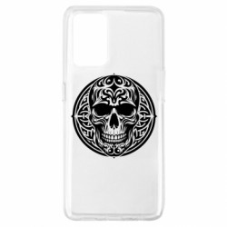 Чехол из раздела Skeletons череп с орнаментом в кельтском стиле для Oppo A74 4G - FATLINE Чехол из раздела Skeletons череп с орнаментом в кельтском стиле для Oppo A74 4G