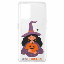 Чехол из раздела Авторские принты Happy Halloween! Девушка Ведьма для Oppo A74 4G - FATLINE Чехол из раздела Авторские принты Happy Halloween! Девушка Ведьма для Oppo A74 4G