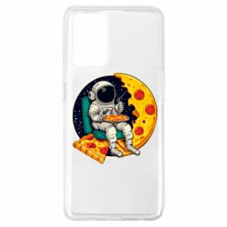 Чехол из раздела Abstactionist космонавт ест пиццу для Oppo A74 4G - FATLINE Чехол из раздела Abstactionist космонавт ест пиццу для Oppo A74 4G
