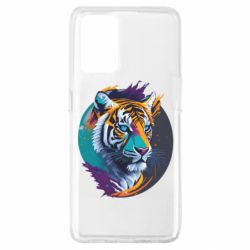 Чехол из раздела Тигр Тигр из голубыми глазами для Oppo A74 4G