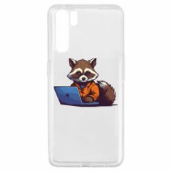 Чехол из раздела ShelganenOK енот программист для Oppo A91/Reno3 - FATLINE Чехол из раздела ShelganenOK енот программист для Oppo A91/Reno3