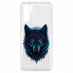 Чехол из раздела Волк Неоновый волк для Oppo A91/Reno3