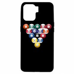 Чехол из раздела Бильярд Бильярдные шары для Oppo A94 - FATLINE Чехол из раздела Бильярд Бильярдные шары для Oppo A94