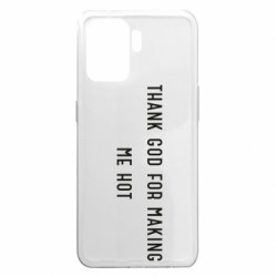 Чехол из раздела Прикольные надписи Thank god for making me hot для Oppo A94 - FATLINE Чехол из раздела Прикольные надписи Thank god for making me hot для Oppo A94