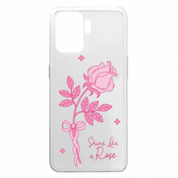 Чехол из раздела Авторские принты Розовая роза для Oppo A94 - FATLINE Чехол из раздела Авторские принты Розовая роза для Oppo A94
