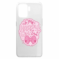 Чехол из раздела Авторские принты Розовый слоган In My Happy Girl Era для Oppo A94 - FATLINE Чехол из раздела Авторские принты Розовый слоган In My Happy Girl Era для Oppo A94