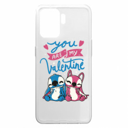 Чехол из раздела Лило и Стич Valentine Stitch для Oppo A94 - FATLINE Чехол из раздела Лило и Стич Valentine Stitch для Oppo A94