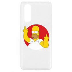 Чехол из раздела Simpsons Гомер Факи для Oppo Find X2 - FATLINE Чехол из раздела Simpsons Гомер Факи для Oppo Find X2