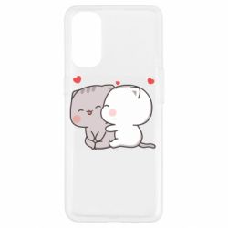Чехол из раздела Кот Peach and Goma Cutie Cats для Oppo Reno 4 - FATLINE Чехол из раздела Кот Peach and Goma Cutie Cats для Oppo Reno 4