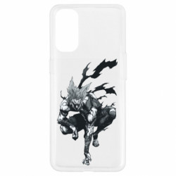 Чехол из раздела One punch man "Hero Hunter" Garou для Oppo Reno 4 - FATLINE Чехол из раздела One punch man "Hero Hunter" Garou для Oppo Reno 4