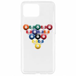 Чехол из раздела Бильярд Бильярдные шары для Oppo Reno 4 Lite - FATLINE Чехол из раздела Бильярд Бильярдные шары для Oppo Reno 4 Lite