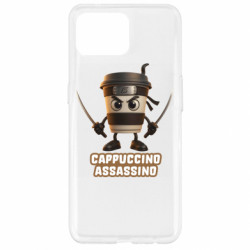 Чехол из раздела Мемы с нейросети Cappuccino Assassino для Oppo Reno 4 Lite - FATLINE Чехол из раздела Мемы с нейросети Cappuccino Assassino для Oppo Reno 4 Lite