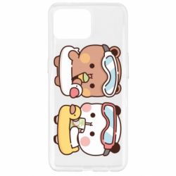 Чехол из раздела Bubu and Dudu Дуду и Бубу на пляже для Oppo Reno 4 Lite - FATLINE Чехол из раздела Bubu and Dudu Дуду и Бубу на пляже для Oppo Reno 4 Lite