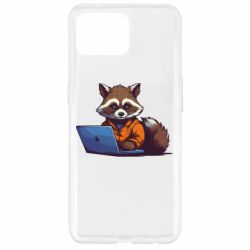 Чехол из раздела ShelganenOK енот программист для Oppo Reno 4 Lite - FATLINE Чехол из раздела ShelganenOK енот программист для Oppo Reno 4 Lite