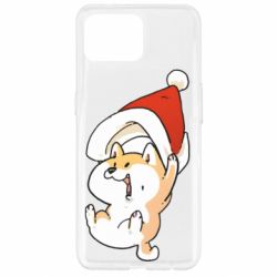 Чохол з розділу Коргі Коргі з капелюшком Санти для Oppo Reno 4 Lite - FATLINE Чохол з розділу Коргі Коргі з капелюшком Санти для Oppo Reno 4 Lite