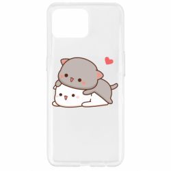 Чохол з розділу Кіт Котики Обіймашки Peach and Goma для Oppo Reno 4 Lite - FATLINE Чохол з розділу Кіт Котики Обіймашки Peach and Goma для Oppo Reno 4 Lite