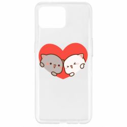 Чохол з розділу Кіт Котики у Серці для Oppo Reno 4 Lite - FATLINE Чохол з розділу Кіт Котики у Серці для Oppo Reno 4 Lite