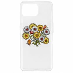 Чехол из раздела ShelganenOK Имитация вышивки одуванчики для Oppo Reno 4 Lite - FATLINE Чехол из раздела ShelganenOK Имитация вышивки одуванчики для Oppo Reno 4 Lite