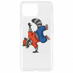 Чехол из раздела Hip Hop Енот фристайлер брейкдансер для Oppo Reno 4 Lite