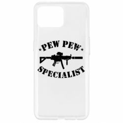 Чохол з розділу ЗСУ Pew Pew Specialist для Oppo Reno 4 Lite - FATLINE Чохол з розділу ЗСУ Pew Pew Specialist для Oppo Reno 4 Lite