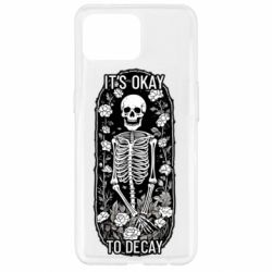 Чехол из раздела Авторские принты Скелет в гробу It's okay to decay для Oppo Reno 4 Lite - FATLINE Чехол из раздела Авторские принты Скелет в гробу It's okay to decay для Oppo Reno 4 Lite