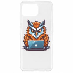 Чехол из раздела ShelganenOK Сова за макбуком для Oppo Reno 4 Lite - FATLINE Чехол из раздела ShelganenOK Сова за макбуком для Oppo Reno 4 Lite