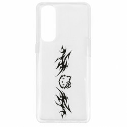 Чехол из раздела Hello Kitty Hello Kitty tatto для Oppo Reno 4 Pro - FATLINE Чехол из раздела Hello Kitty Hello Kitty tatto для Oppo Reno 4 Pro