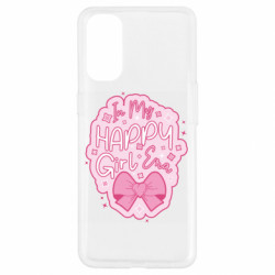 Чехол из раздела Авторские принты Розовый слоган In My Happy Girl Era для Oppo Reno 4 - FATLINE Чехол из раздела Авторские принты Розовый слоган In My Happy Girl Era для Oppo Reno 4