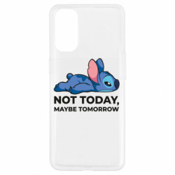 Чехол из раздела Лило и Стич Stitch not today для Oppo Reno 4 - FATLINE Чехол из раздела Лило и Стич Stitch not today для Oppo Reno 4