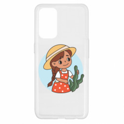 Чехол из раздела Авторские принты Милаха девочка в шляпе для Oppo Reno 5 4G - FATLINE Чехол из раздела Авторские принты Милаха девочка в шляпе для Oppo Reno 5 4G