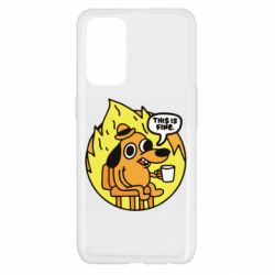 Чохол з розділу Прикольні малюнки This is fine dog meme для Oppo Reno 5 4G - FATLINE Чохол з розділу Прикольні малюнки This is fine dog meme для Oppo Reno 5 4G