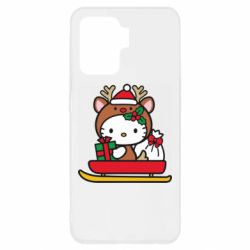 Чехол из раздела НОВЫЙ ГОД 2026 Китти на санках для Oppo Reno 5 Lite - FATLINE Чехол из раздела НОВЫЙ ГОД 2026 Китти на санках для Oppo Reno 5 Lite
