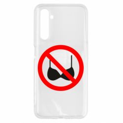 Чехол из раздела Любовь Без лифчика для Realme 6 - FATLINE Чехол из раздела Любовь Без лифчика для Realme 6