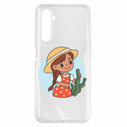 Чехол из раздела Авторские принты Милаха девочка в шляпе для Realme 6 Pro - FATLINE Чехол из раздела Авторские принты Милаха девочка в шляпе для Realme 6 Pro