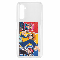 Чехол из раздела Скотт Пилигрим вступает в бой Скотт Пилигрим с Ножи Чау и Рамоной для Realme 6