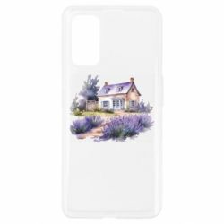 Чехол из раздела ShelganenOK акварельный домик с лавандой для Realme 7 Pro - FATLINE Чехол из раздела ShelganenOK акварельный домик с лавандой для Realme 7 Pro