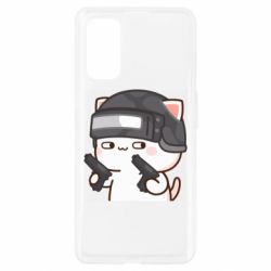 Чехол из раздела Кот Котик С Пистолетами для Realme 7 Pro - FATLINE Чехол из раздела Кот Котик С Пистолетами для Realme 7 Pro