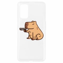 Чехол из раздела Капибара Опасная капибара для Realme 7 Pro - FATLINE Чехол из раздела Капибара Опасная капибара для Realme 7 Pro